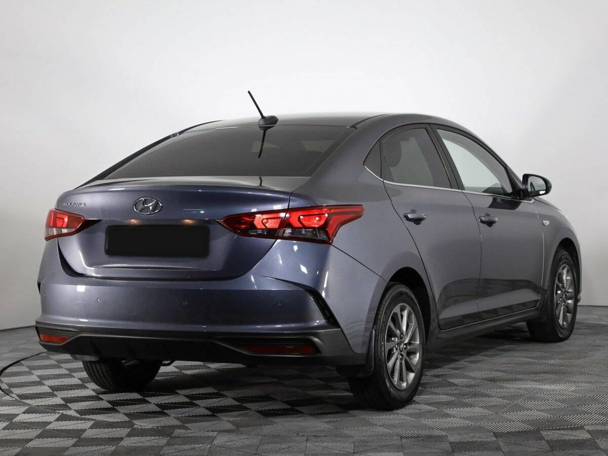 Hyundai Solaris 2021 года с пробегом. Фото: #4