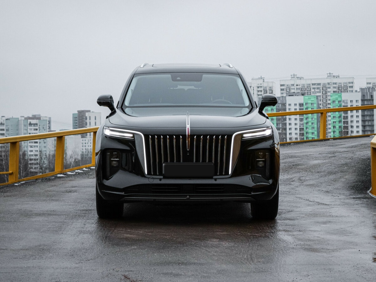 Hongqi E-HS9 2021 года с пробегом. Фото: #1